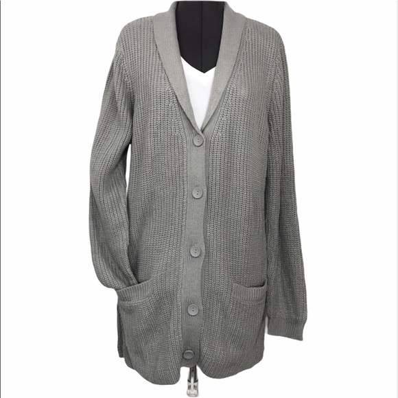 shaker cardigan sweater